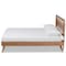 Baxton Studio Emiko Modern and Contemporary Walnut Brown Finished Wood Full Size Platform Bed 183-11120-9407-Zoro - alternate 9